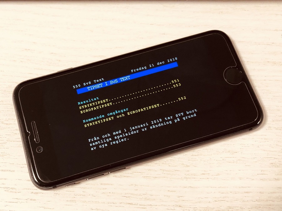 Tipset från text-tv till webben!