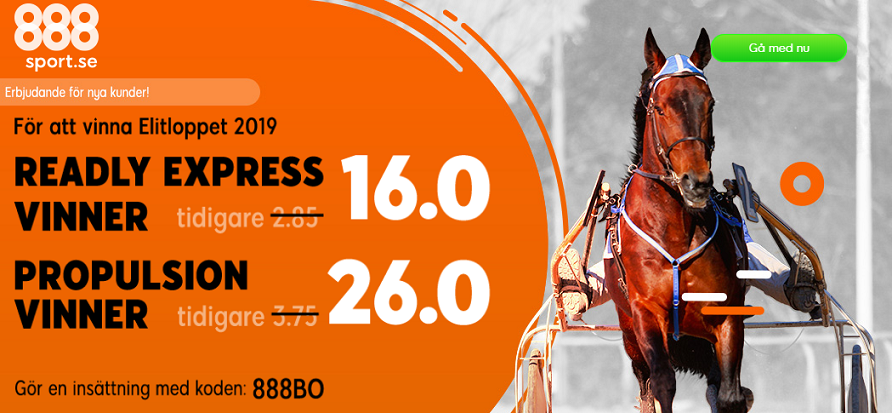 Readly Express eller Propulsion? 888sport boostar oddsen!